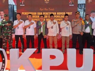 Sesuai Tahapan, KPU Konut Resmi Tetapkan Nomor Urut Paslon Bupati dan Wakil Bupati