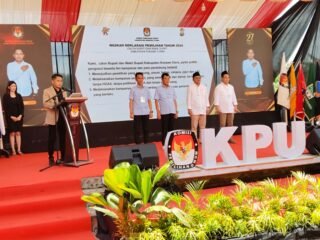 Usai Menetapkan Nomor Urut, KPU Konut Menggelar Deklarasi Kampanye Damai Pemilihan Bupati dan Wakil Bupati