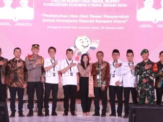 Sinergitas TNI Polri dan Instansi Terkait Sukses Amankan Debat Publik Pertama Pilkada Konawe Utara