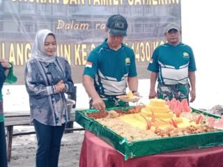 HUT ke 2, Kodim 1430 Konut Gelar Syukuran Family dan Gathering di Pantai Wale