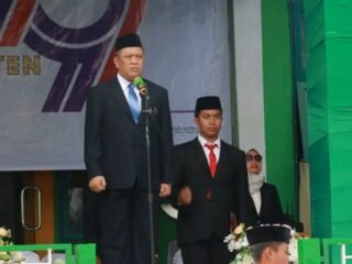 Pimpin Upacara Hari Amal Bhakti Kementerian Agama RI ke-79,Ini Pesan Ruksamin!