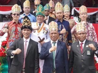 Pimpin Upacara HUT Konut ke- 18, Ini Pesan Bupati Ruksamin