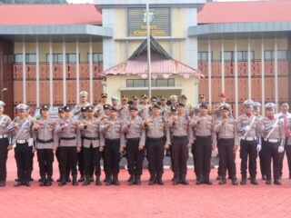 Kapolres Konawe Utara Gelar Upacara Hari Kesadaran Nasional ,Ini pesannya AKBP Rico Fernanda!