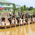 Pangdam XIV/Hasanuddin Lepas Bibit Ikan Nila Dan Mujair Untuk Ketahanan Pangan Kodim 1430/Konut