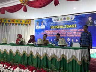 Wabup Konawe Utara Buka Sosialisasi Penerimaan Mahasiswa Baru Politeknik Kelautan dan Perikanan 2025/2026
