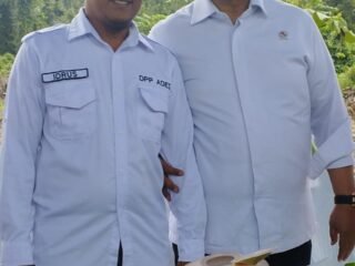 Kades Sambandete Terima Kunjungan Wakil Menteri Transmigrasi