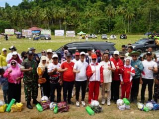 Merah Putih Membara di Wawolesea: Bupati, Wabup, dan Ketua DPRD Buka Porseni HUT ke- 80 RI