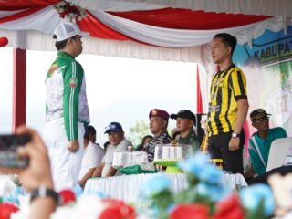 Bupati Ikbar Resmi Membuka PORSENI PGRI ke-80 di Konawe Utara