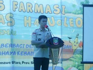 Bakti Sosial Mahasiswa Farmasi UHO di Ulu Sawa Dibuka Langsung Bupati Konut