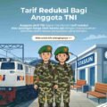 KAI Divre III Palembang Perpanjang Fasilitas Reduksi bagi Anggota TNI