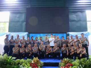Sespimma Polri Angkatan 75 Pokjar V Salurkan Bantuan Sosial dan Santuni Anak Yatim di Polres Sumedang