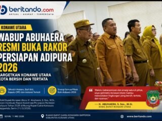 Wabup Abuhaera Resmi Buka Rakor Persiapan Adipura 2026, Konawe Utara Targetkan Kota Bersih dan Tertata