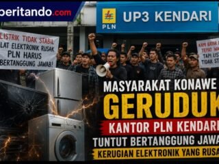 Sering Padam dan Tegangan Tidak Stabil, Massa Konawe Utara Tuntut PLN Bertanggung Jawab