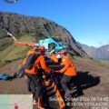 Helikopter FINNS Search & Rescue berhasil evakuasi wisatawan terluka dari Gunung Rinjani