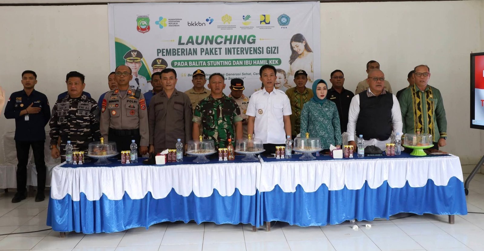 Bupati Ikbar Pimpin Penyaluran Paket Gizi untuk Percepat Penurunan Stunting di Konawe Utara