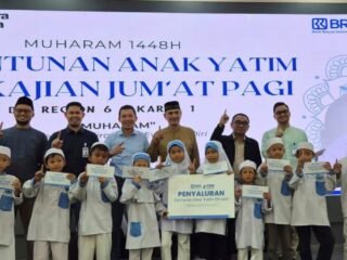 BRI Region 6 Berkolaborasi dengan YBM BRI Jakarta Berbagi Kebahagiaan melalui Santunan Anak Yatim Piatu di Bulan Muharam
