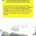 Asia Afrika Festival 2026 Digelar Akhir Pekan di Kota Bandung, KAI Daop 2 Bandung Imbau Pelanggan Datang ke Stasiun Lebih Awal