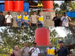 Sumur Bor Mengalir, Harapan Warga Alenggo Terjawab Lewat Program PPM PT Kembar Emas Sultra
